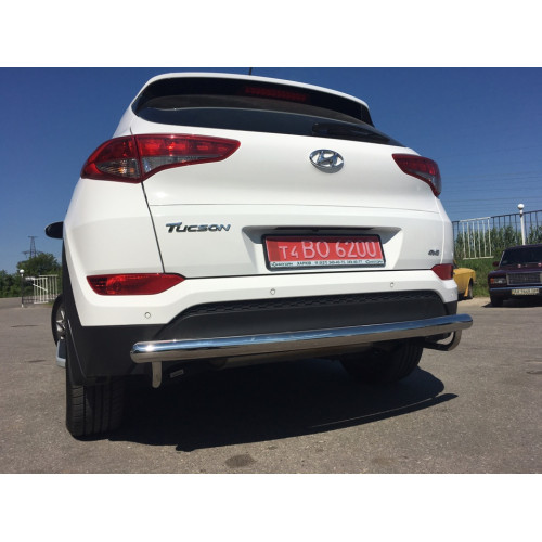 Защита заднего бампера Hyundai Tucson 2016